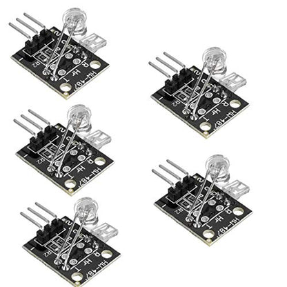 HiLetgo 5pcs 5V Heartbeat Detect Sensor Heart Rate Detect Measuring Module Measure Finger