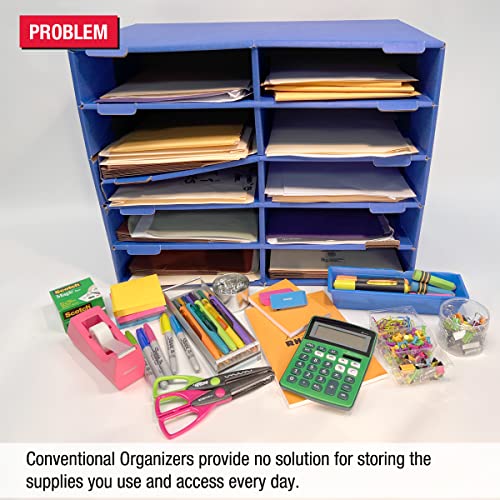 Ultimate Office TierDrop Supply Drawers, 9w x 12d x 2.25h, Set 2, Clear - size: Supply Drawers (set of 2)
