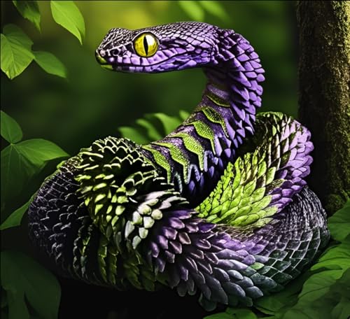 3D Printed Animals Set 3D Printed Snake Toys 3D Printed Articulated Flexible Fidget Toy 3D Printed Animals Exquisite Cute Pet Toy Children/Adults Fidget Toys (Purple & Gold, 11.8) - color: Purple & Gold, size: 11.8