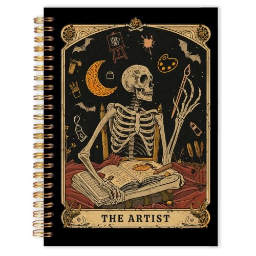 Qabliqo Artist Gifts for Men Women Spiral Notebook Journal - color: Artist