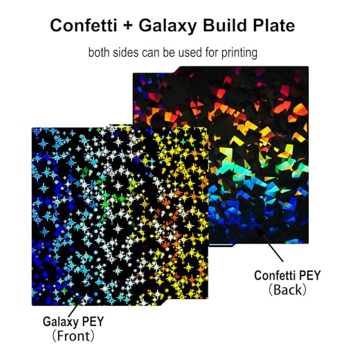 260x271mm PEF + PEY Build Plate for Elegoo Centauri Carbon/Carbon 2 - size: 260x271mm