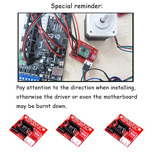 Ximimark A4988 DRV8825 3D Printer Stepper Motor Driver Control Extension Shield Board 3Pcs
