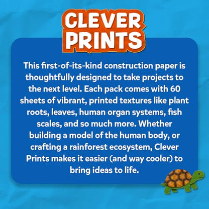 Skillmatics Life Science Construction Paper for Kids – DIY Craft Activity - color: Life Science, size: 60 Sheets