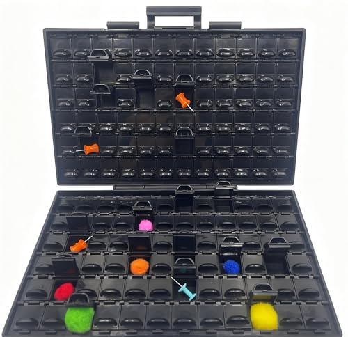 AideTek BOXALL144 ESD safe SMD resistor IC chips Organizer w/144 bins antistatics - style: BOXALLAS