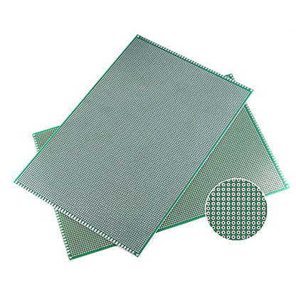 Double Sided PCB Board,D DZRCOXI Large PCB Circuit Board Protoboard 20Pcs 20X30CM for DIY Soldering Electronic Projects Compatible with Arduino Kits (20X30CM-20Pcs) - style: 20X30CM-20Pcs