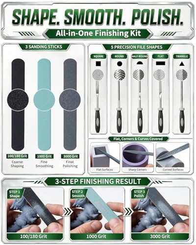 SHOWPIN 3D Printer Tools for Beginners: 64Pcs Print Removal & Finishing Kit