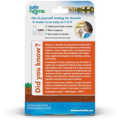 Safe Home DIY Arsenic in Water Combo Test Kit