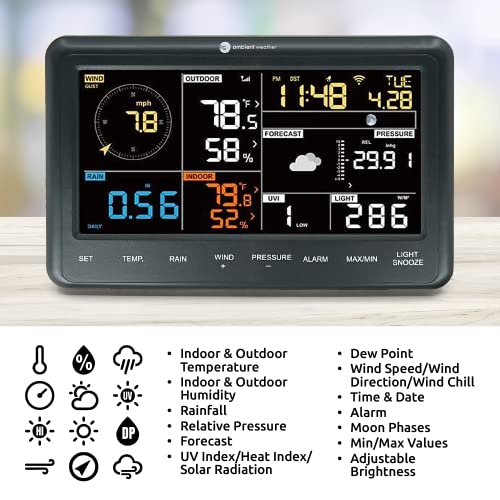Ambient Weather WS-2902 Wi-Fi Smart Weather Station - style: WS-2902-ARRAY+2902C