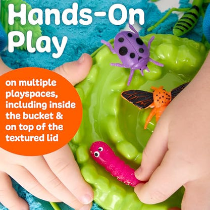 Creativity for Kids Sensory Adventure Neon Bugs Kit | Dig, Squish & Explore with Sensory Sand & Bug Toys | Scoop, Pinch & Play | Screen-Free Activity for Kids & Summer Activities (Ages 4+) - style: Bugs