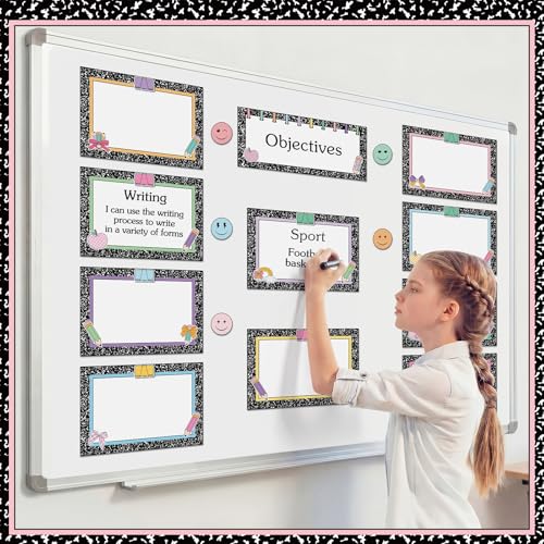 16 Pcs Magnetic Write Wipe Organization Chart, Artwork - style: Artwork