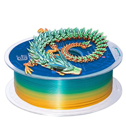 Geeetech Rainbow PLA Filament 1.75mm, Multicolor Gradient for AMS - color: 1kg Pla Rainbow