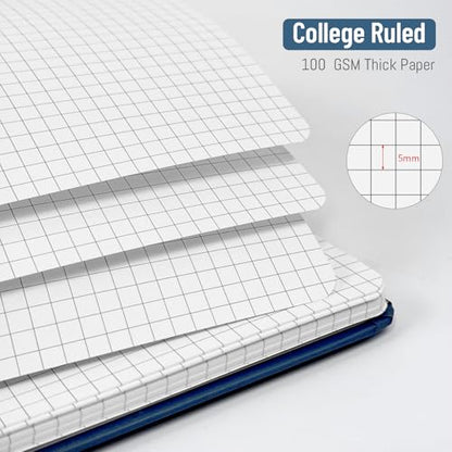 Hardcover Spiral A4 Graph Green Notebook for Work 8.5" x 11" - color: mint, style: Graph