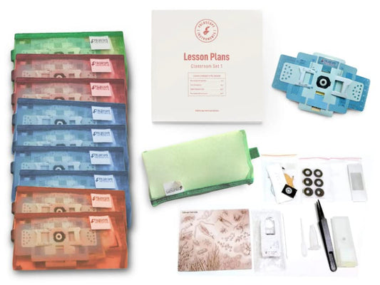 Foldscope Assembled Classroom Kit (Contains 10 Fully Assembled Foldscope Paper Microscopes)
