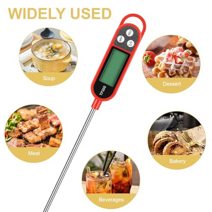 24 PCS Digital Meat Thermometer, Instant Read Food Thermometer
