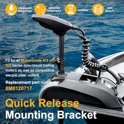 8M0120717 Xi Series Trolling Motor Quick-Release Mounting Bracket Kit for bow mounted MotorGuide Xi Series Trolling Motors