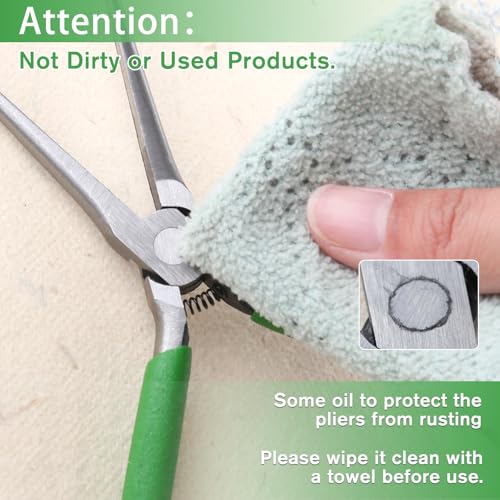 SPEEDWOX Needle Nose Pliers for Jewelry Making Smooth Jaws Long Nose 5 Inches Mini Thin Needle Plirer Extra Long Plier Fine Chain Nose Plier Professional Tool Beading Hobby Craft Supplies - style: Smooth Jaw Tapered Nose Pliers