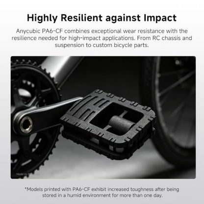ANYCUBIC PA6-CF Carbon Fiber 3D Printer Filament 1.75mm, 0.5KG, Black - color: 0.5kg Pa6-cf Black