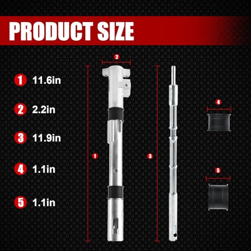 Automatic Transmission Steering Column Shift Tube with Plunger & Bushing Assembly 905-102 Compatible with Ford E150 E250 E350 F150 F250 F350 F450 F550 Excursion Expedition Explorer Ranger 1995-2011
