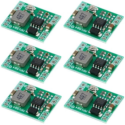6Pcs 5V Buck Converter Mini MP1584EN DC-DC 3A Adjustable Module