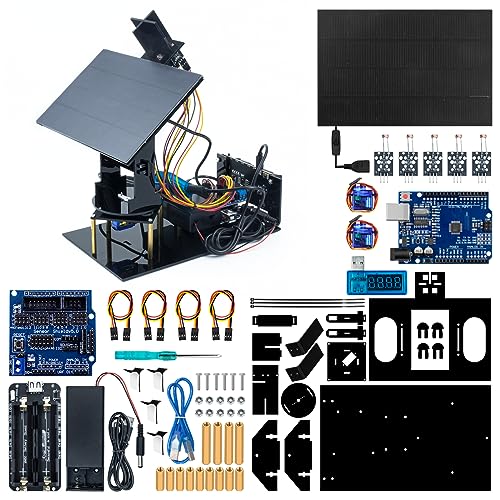 LAFVIN Solar Tracking Starter Kit Project DIY Smart Tracker System STEM Programming Code with Tutorial Compatible with Arduino IDE