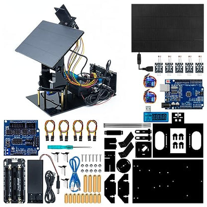 LAFVIN Solar Tracking Starter Kit Project DIY Smart Tracker System STEM Programming Code with Tutorial Compatible with Arduino IDE