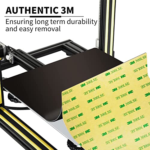 PEI Sheet 220x220mm/8.67x8.67inch Flexible Spring Steel Magnetic Build Plate【Textured/Smooth Double Sided】 for Anet A8 Wanhao Duplicator i3 Monoprice Maker I3 Mega S Robo R2 Duplicator 6 3D Printers. - size: 230