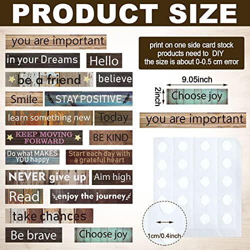Hotop 42 Pcs Growth Mindset Inspirational Posters Banners Motivational Posters for Classroom Bulletin Board Decor Home Classroom Motivational Gallery Teacher Door Signs(Farmhouse Style) - style: Farmhouse Style