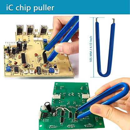 IC Chips kit Minidodoca 173 pcs 20 Values Chip Assortment Set+12 pcs Sockets;Integrated Circuits op amp kit 555 Timer IC Included NE555,LM358, LM324, LM393, LM339, NE5532, LM386,UA741,IC Plier etc - style: 173pcs ic kit