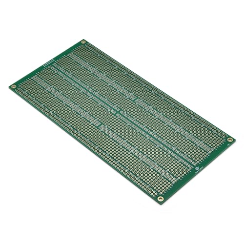 Double Sided ENIG Protoboard, Solderable Breadboard, Electronic Circuit Board for DIY Prototype Circuit, FR4, Plated Through Hole Solder Prototype Board, ST-Proto (4" x 8") - style: 4" x 8"
