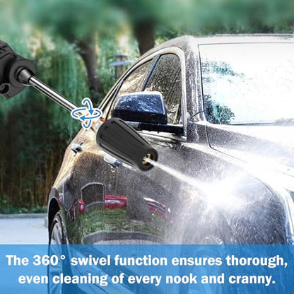 5 set Pressure Washer Nozzle Tips 4000 PSI 4.0 GPM Pressure Washer 1/4" & 3/8" Quick Connect with 35 Nozzle Tips Kit Multiple Degrees (0, 15, 25, 40, 65, Rinse1, Soap2) for Car Concrete Brick