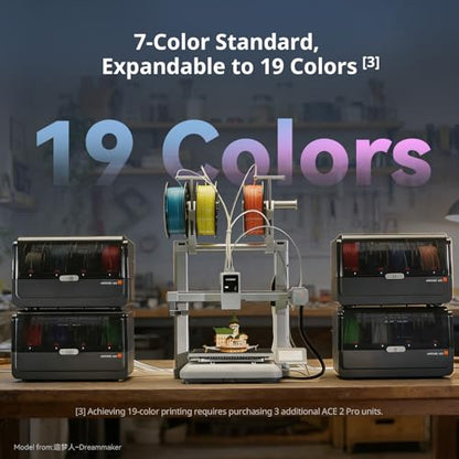 (Bundle Anycubic Kobra X Combo + ACE 2 Pro) Achieve 11-Color Multi-Color Printing