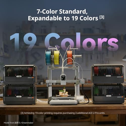 (Bundle Anycubic Kobra X Combo + ACE 2 Pro) Achieve 11-Color Multi-Color Printing
