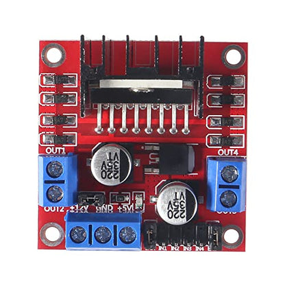 2PCS L298N Motor Drive Controller Board Dual H Bridge DC Stepper Robot Stepper Motor Control and Drives Module