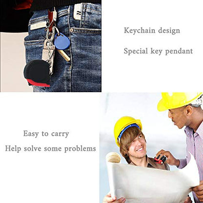 1m/3ft Retractable Kids Tape Measure Mini Keychain Metric/Inch Measuring Tape Portable Tape Ruler with Stable Slide Lock for Body Measuring(6 Pack) - size: 1 m (6 Pack)