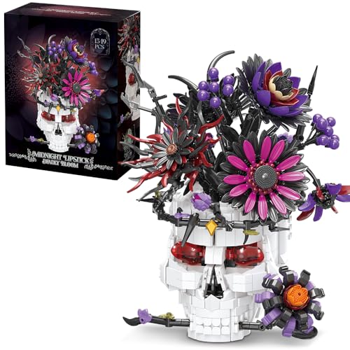39191 Building Blocks Flower Set, 1549 Pieces of Floral and Plant Series Block Sets, Adult Creative Enthusiast Model Gifts and Unique Collectibles, Can be Used for Room Decoration - color: A6
