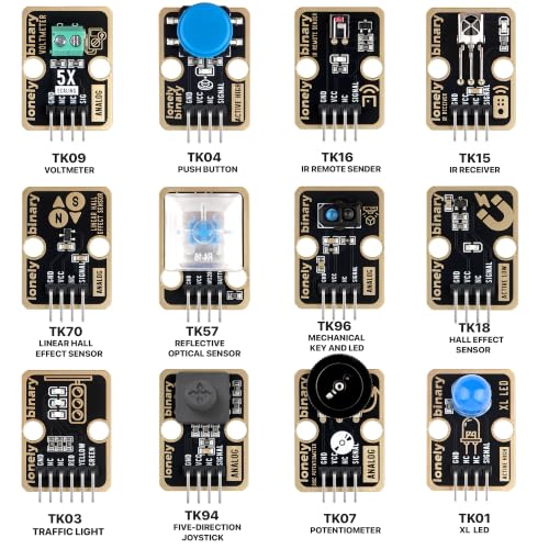 Lonely Binary 46-in-1 Sensor Kit for ESP32, Raspberry Pi Pico and STM32