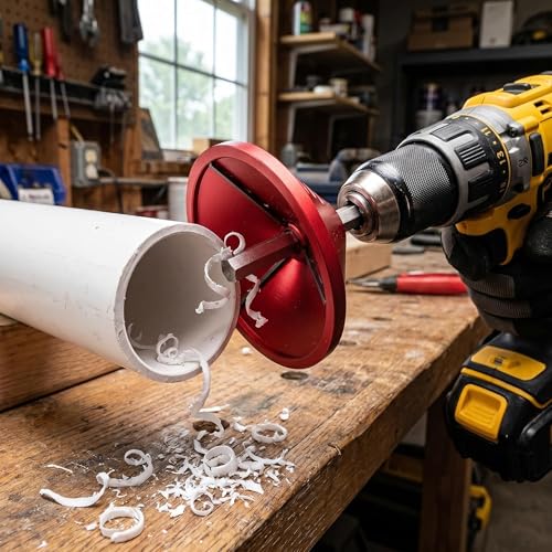 PVC Deburring Tool, 2 in 1 Inner-Outer PVC Reamer Tool
