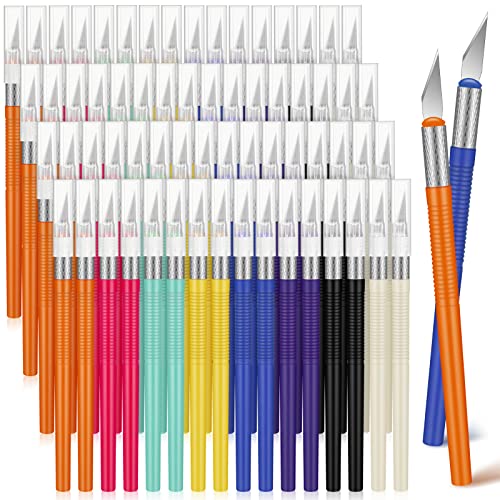 Macarrie 64 Pcs Exacto Knife, and Craft Knife Set, Hobby Knives