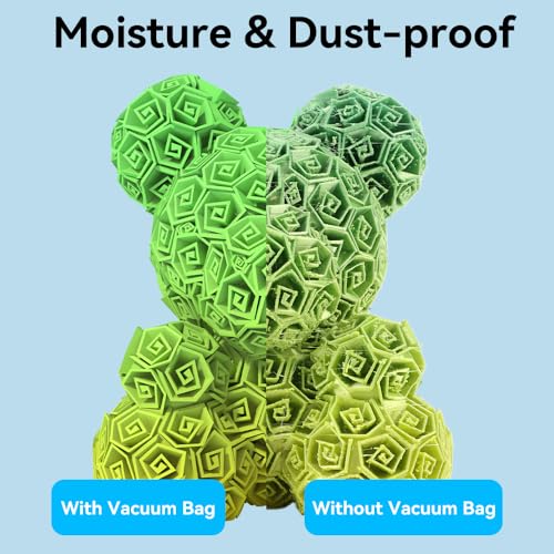 Creality 3D Printer Filament Storage, 12 Pack Vacuum Bags 35 x 35CM Reusable Transparent Sealed Bags, Dust Proof Humidity Resistant Keeping Filament Dry - color: 12 Pack Vacuum Bags