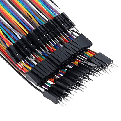 120Pcs Breadboard Jumper Wires,30 cm 40 Pin Male to Female - size: 11.8 inch (30 cm), style: Female to Female