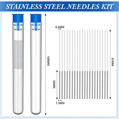 Leifide 100 Pcs 3D Printer Nozzle Cleaning Kit 0.4mm for 3D Printer WDT