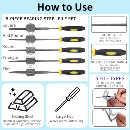 3D Printer Tools Kit, 55pcs 3D Printer Accessories for All FDM/SLA Printers Includes Nozzle Cleaning Tools, Removal Scrapers, Finishing Tools, 5 Types of Files,Brushes, Wire Cutter, Engraving Knife