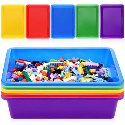 Hoteam Mix 5Pcs Paper Trays for Classroom Turn in Paper Tray, 14x10x3inch - size: 14x10x3inch