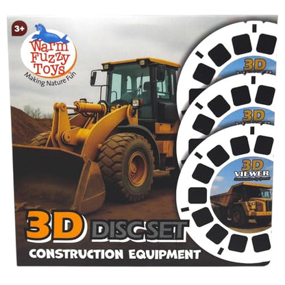WARM FUZZY Viewfinder Reels Construction Vehicles | 3 Reels - color: Construction Vehicles