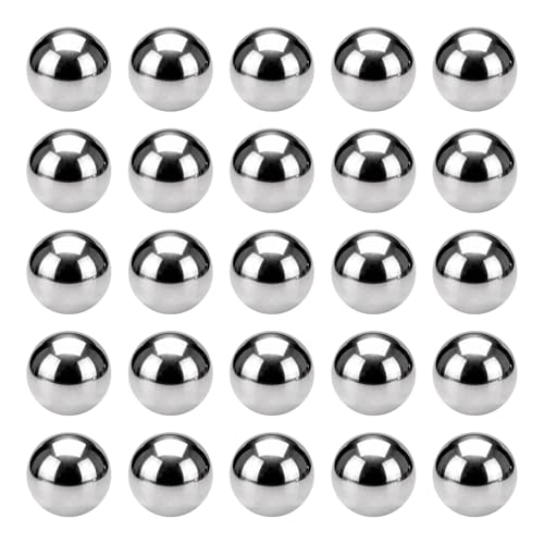 uxcell 25Pcs 11/32" Bearing Balls,316L Stainless Steel G200 Precision Balls - size: 11/32"