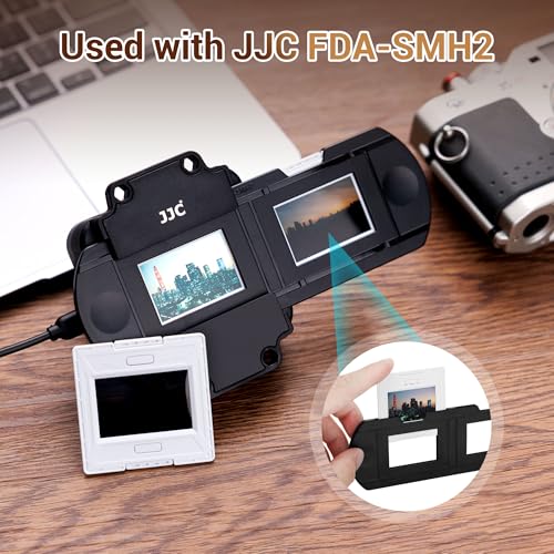 JJC 35mm Slide Mount, 25-Pack Glassless Slide Holder, 5x5cm Frame, ABS - size: 25-Pack