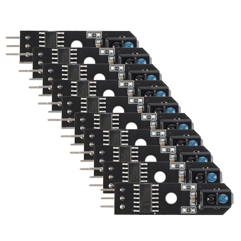 10Pcs TCRT5000 IR Line Tracking Sensor Module 3.3V-5V for Smart Car