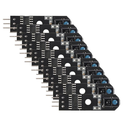 10Pcs TCRT5000 IR Line Tracking Sensor Module 3.3V-5V for Smart Car