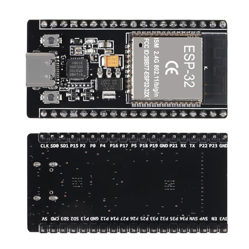 4Pcs ESP32 Type C 38Pin CP2102 Development Board WiFi + Bluetooth Microcontroller Dual Core ESP-32 Narrow Version 2 in 1 Low Power Consumption ESP-32S - size: 4pcs