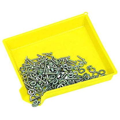 Easy Sorter Funnel Tray 9.5 x 9.5 x 1.5 inches (3-Pack) Yellow